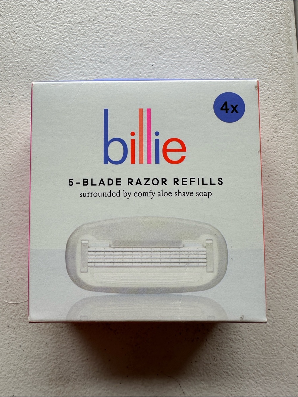 Billie 5-Blade Razor Refills - White (4 Count)